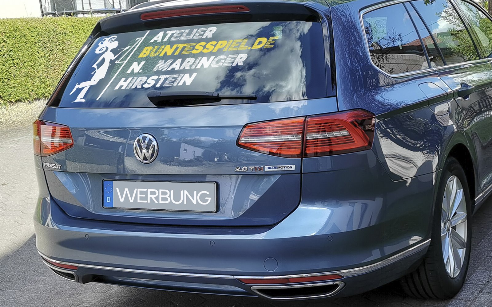 KFZ - AUTO Beschriftung - Sticker - partymodule.de