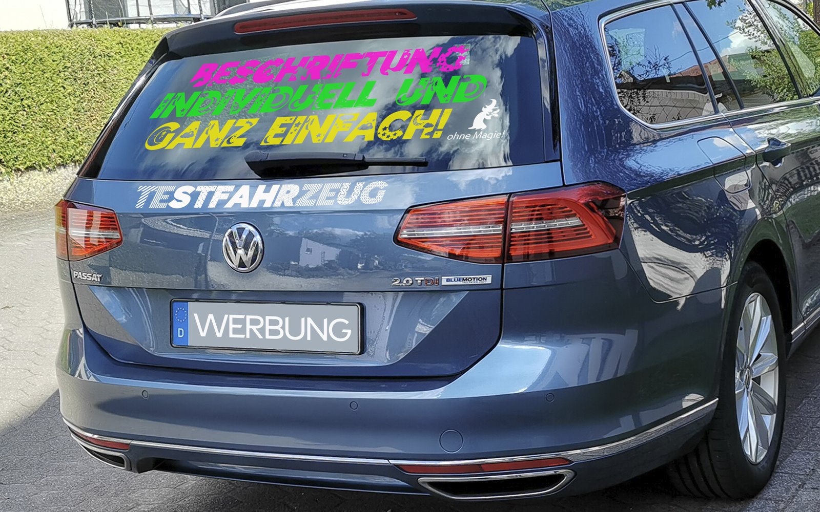 KFZ - AUTO Beschriftung - Sticker - partymodule.de