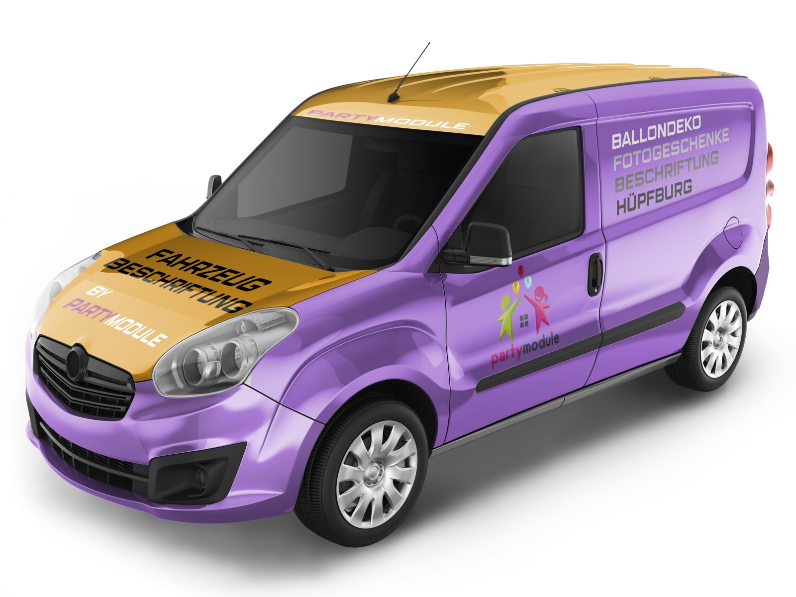 KFZ - AUTO Beschriftung - Sticker - partymodule.de