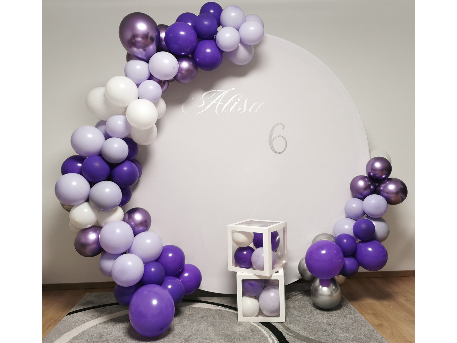 Fotohintergrund aus Ballons - deinedeko.de