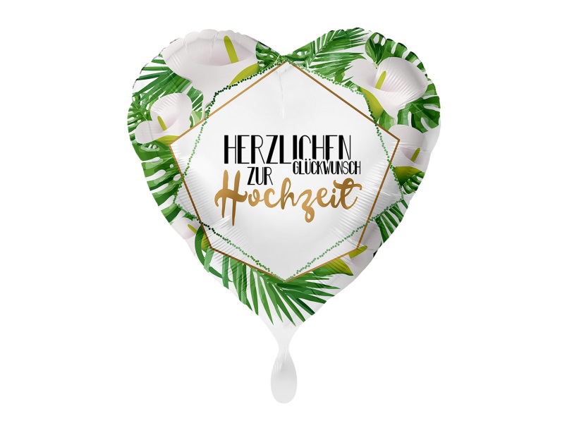 Folienballons Hochzeit - partymodule.de